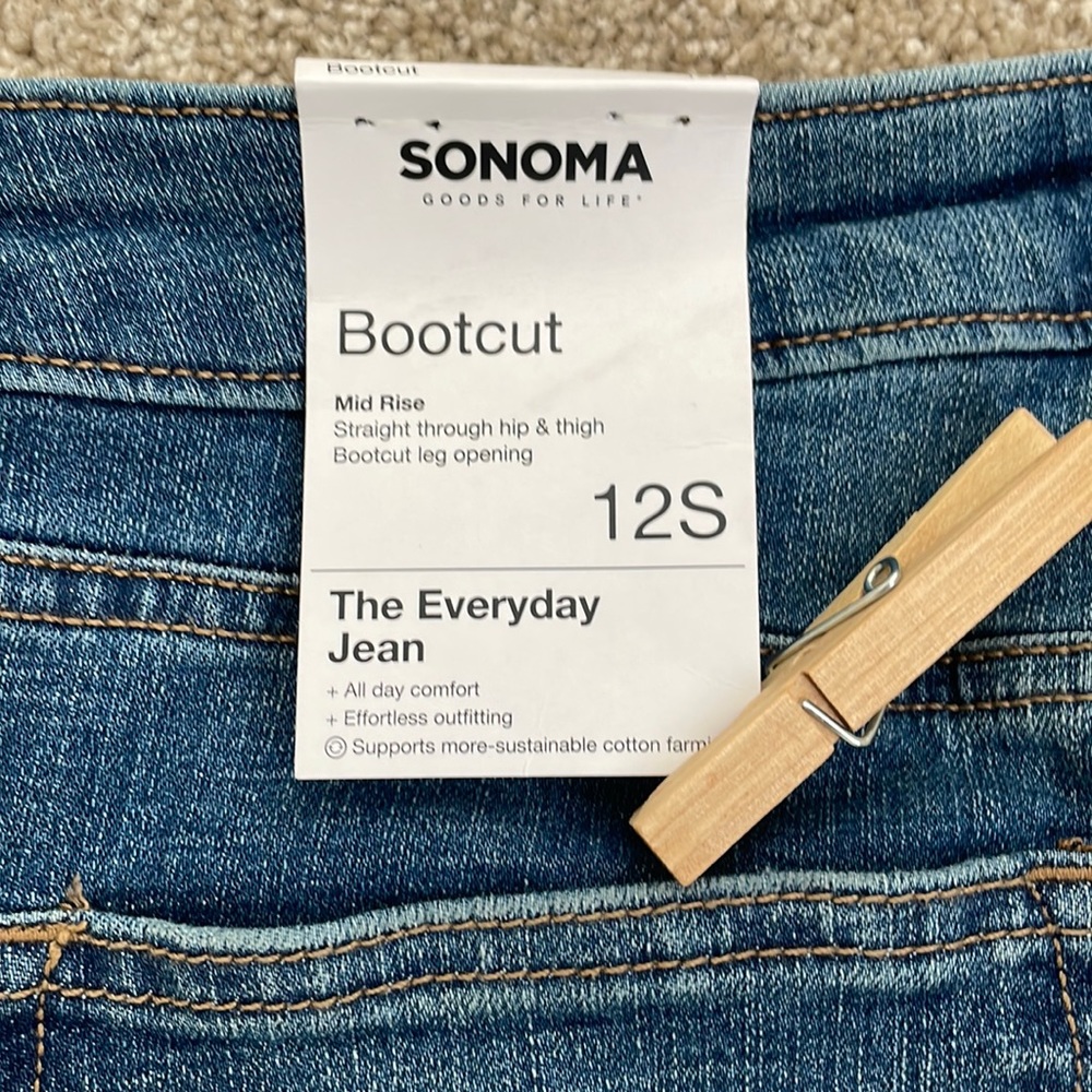 Sonoma bootcut 12 short everyday Jean
